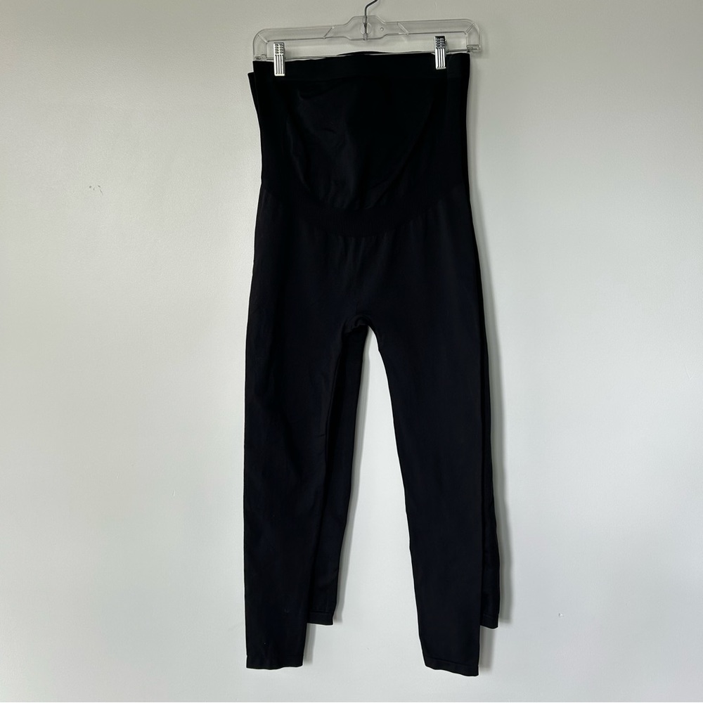 2 Black Maternity Leggings